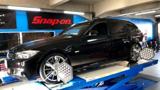 BMW3シリーズE91アライメント測定