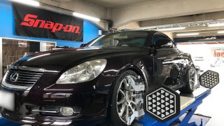 レクサスSC アライメント調整