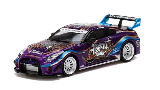 LBWK NISSAN 35GT-RR パーブルメタリック 5000台限定 1/64スケール MINI GT「LB-Silhouette WORKS GT NISSAN 35GT-RR